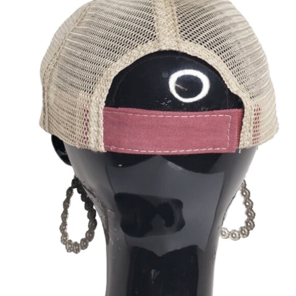 San Francisco Football Fitted Adj. Cap with Shiny Glitter, Beads & Swarovski Cry - Picture 5 of 6